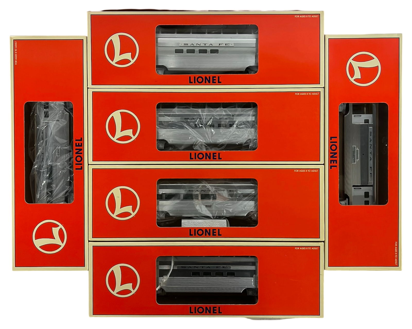 Lionel Santa Fe Aluminum Passenger Car Set (1 of 2)
