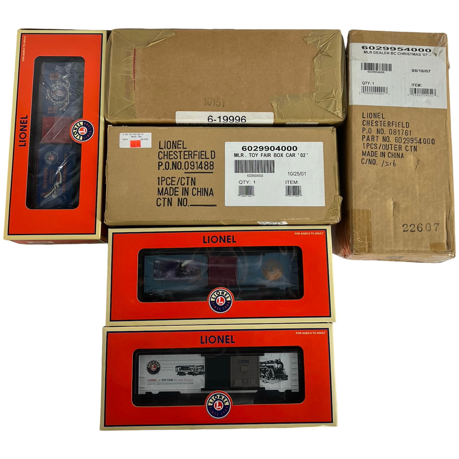 Lionel Toy Fair & Dealer Exclusive Train Boxcars (1 of 3)