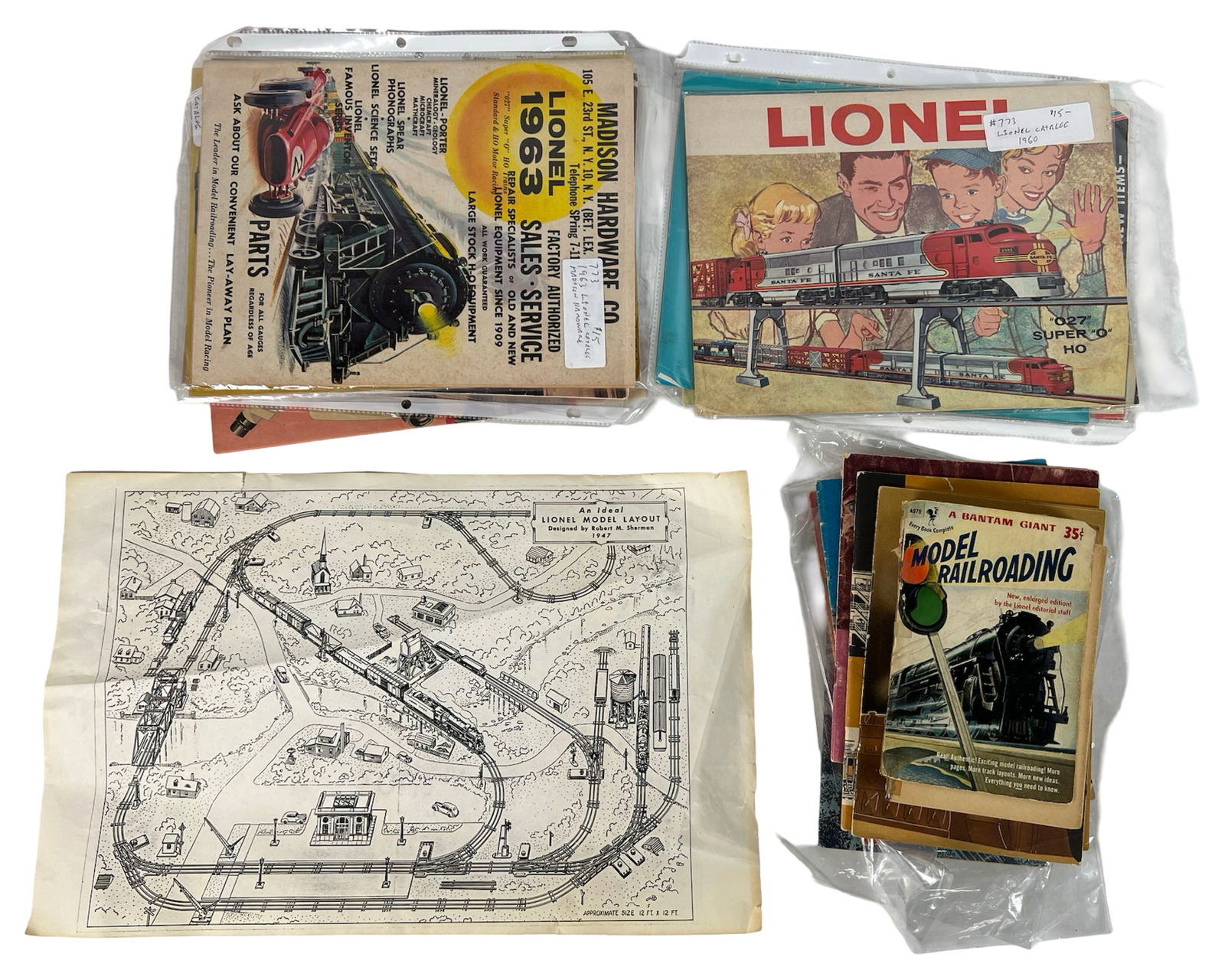 Vintage Lionel Train Catalogs, Instruction Manuals (1 of 6)
