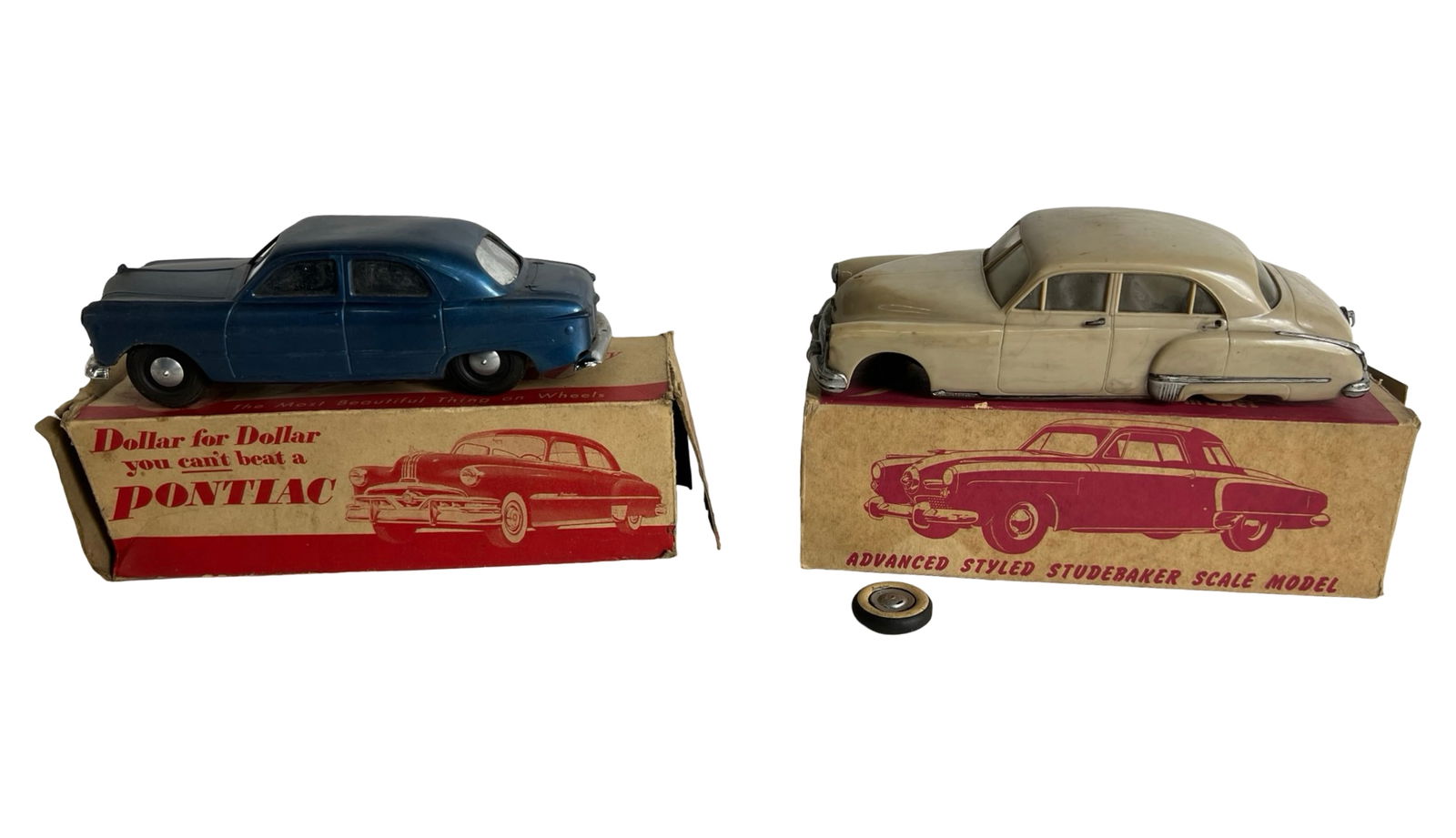 1950s Pontiac & Studebaker Exact Scale Model Cars (1 of 3)