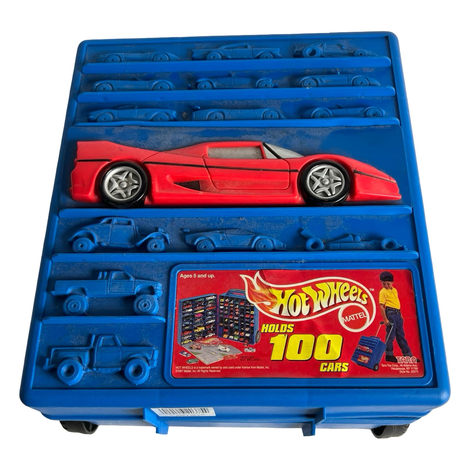Die-Cast Car Model Collection in Hot Wheels Case (1 of 3)