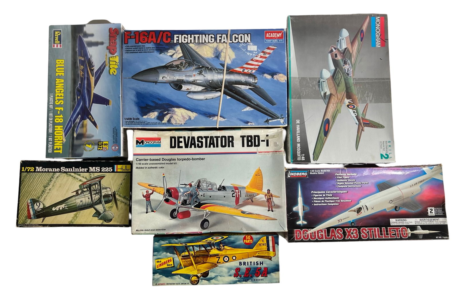 Vintage Military Aircraft Airplanes Model Kits (1 of 4)