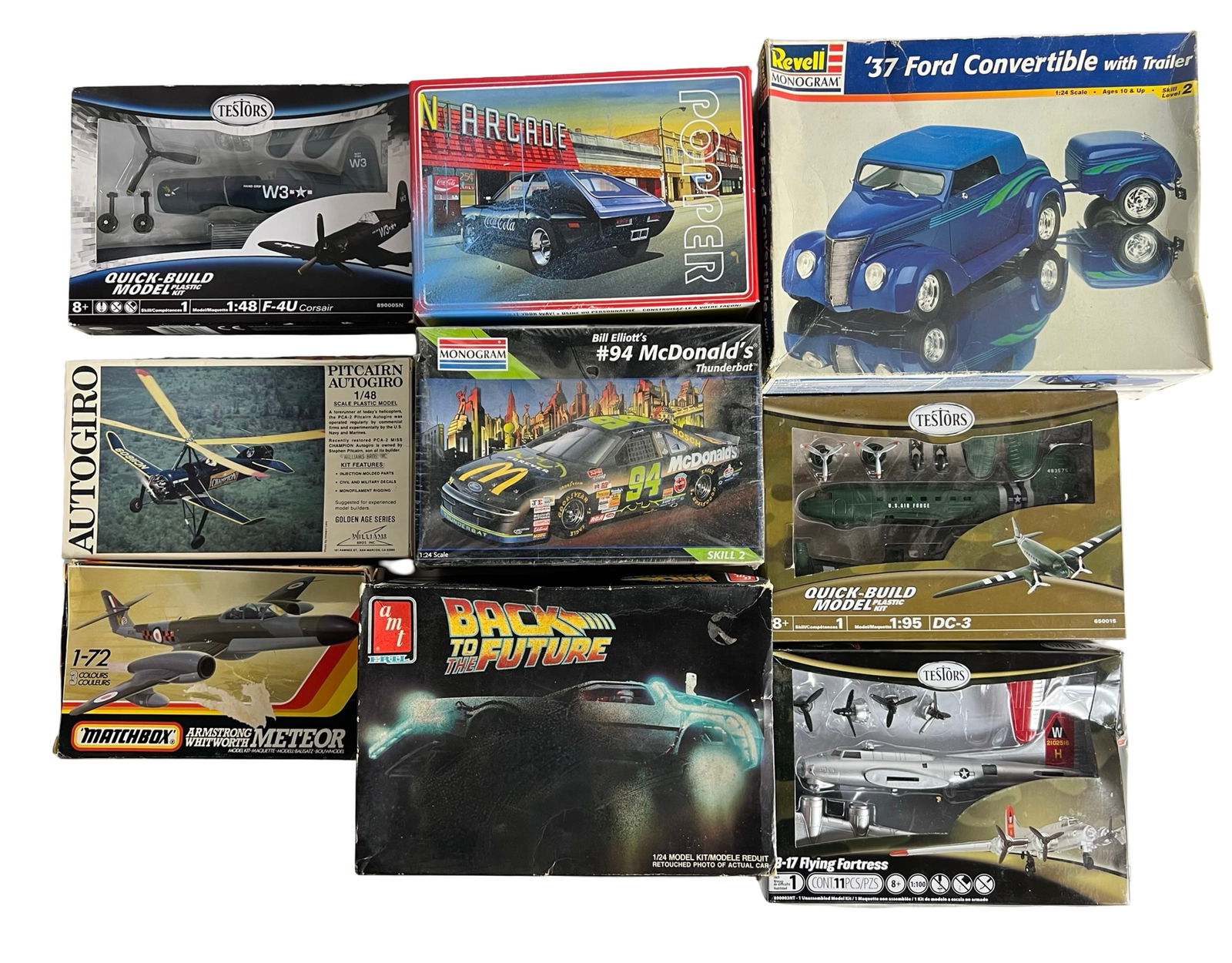 Plastic Model Kits- Cars & Airplanes (1 of 2)