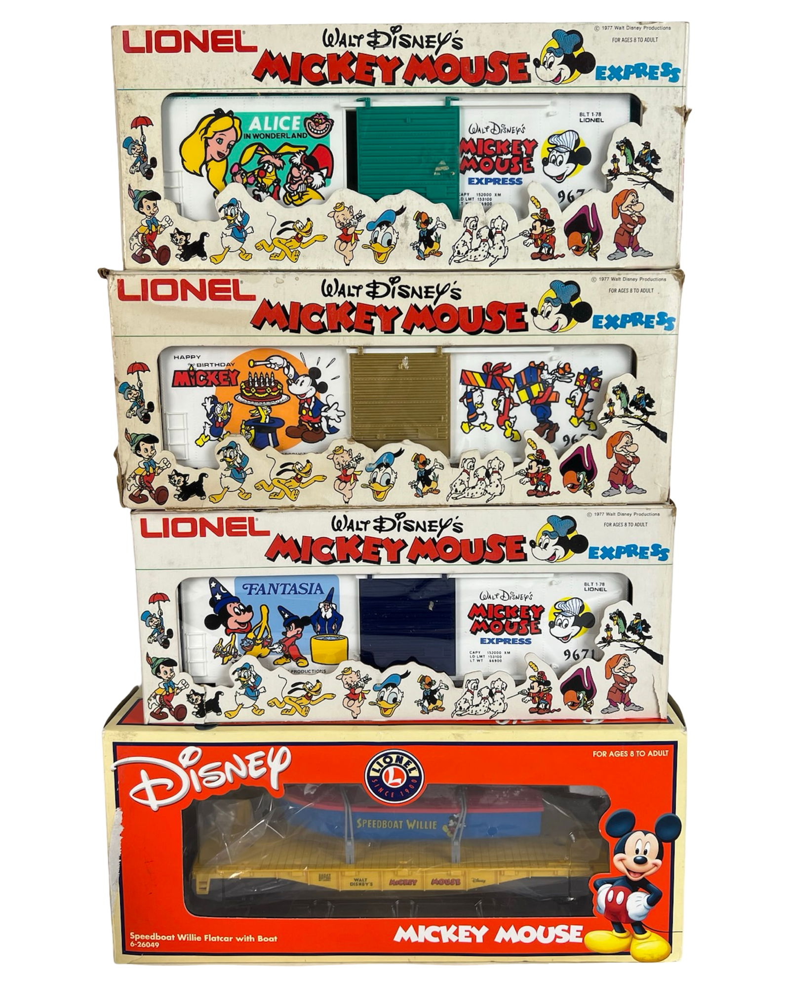 Lionel Disney Mickey Mouse Express Train Cars & Sp (1 of 4)