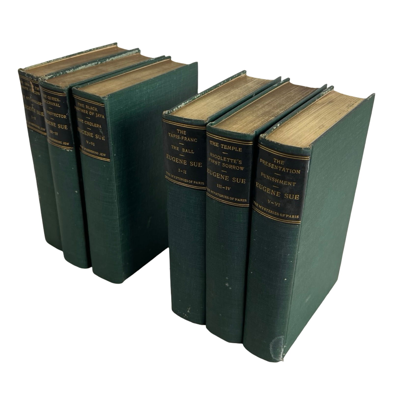 Antique Eugene Sue Boks - Wandering Jew & Mys (1 of 4)