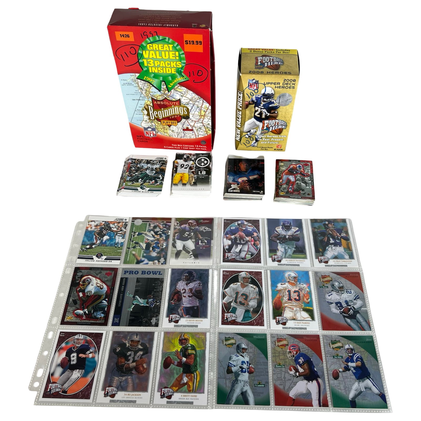 NFL Legends Football Card Collection (1 of 9)