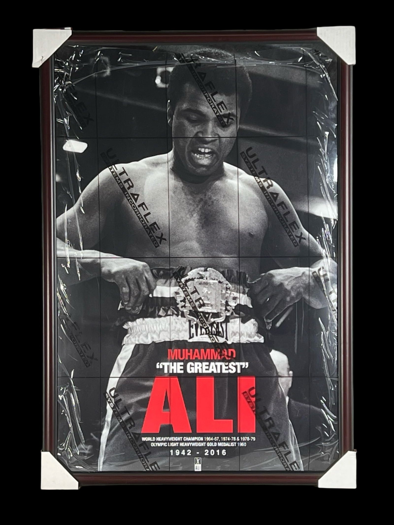 Muhammad Ali "The Greatest" Framed Poster - New (1 of 2)