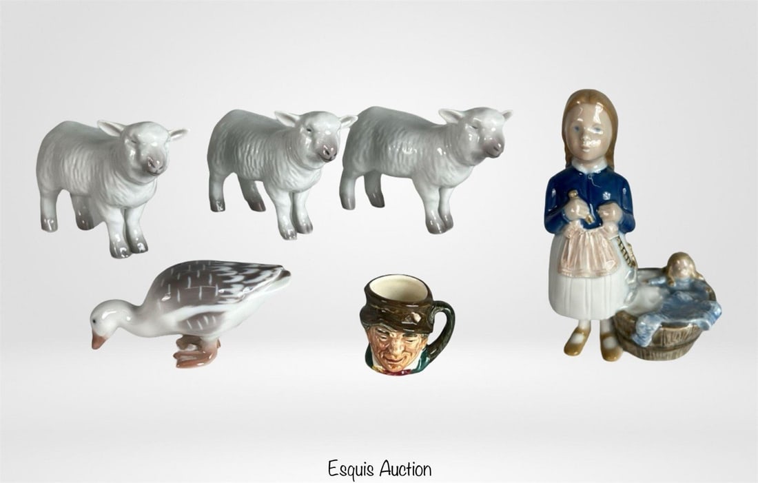 B&G and Royal Doulton Porcleain Figurines (1 of 7)