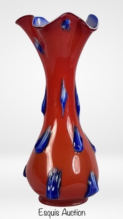 Essie Zareh Hand Blown Art Glass Baijan Vase (1 of 5)