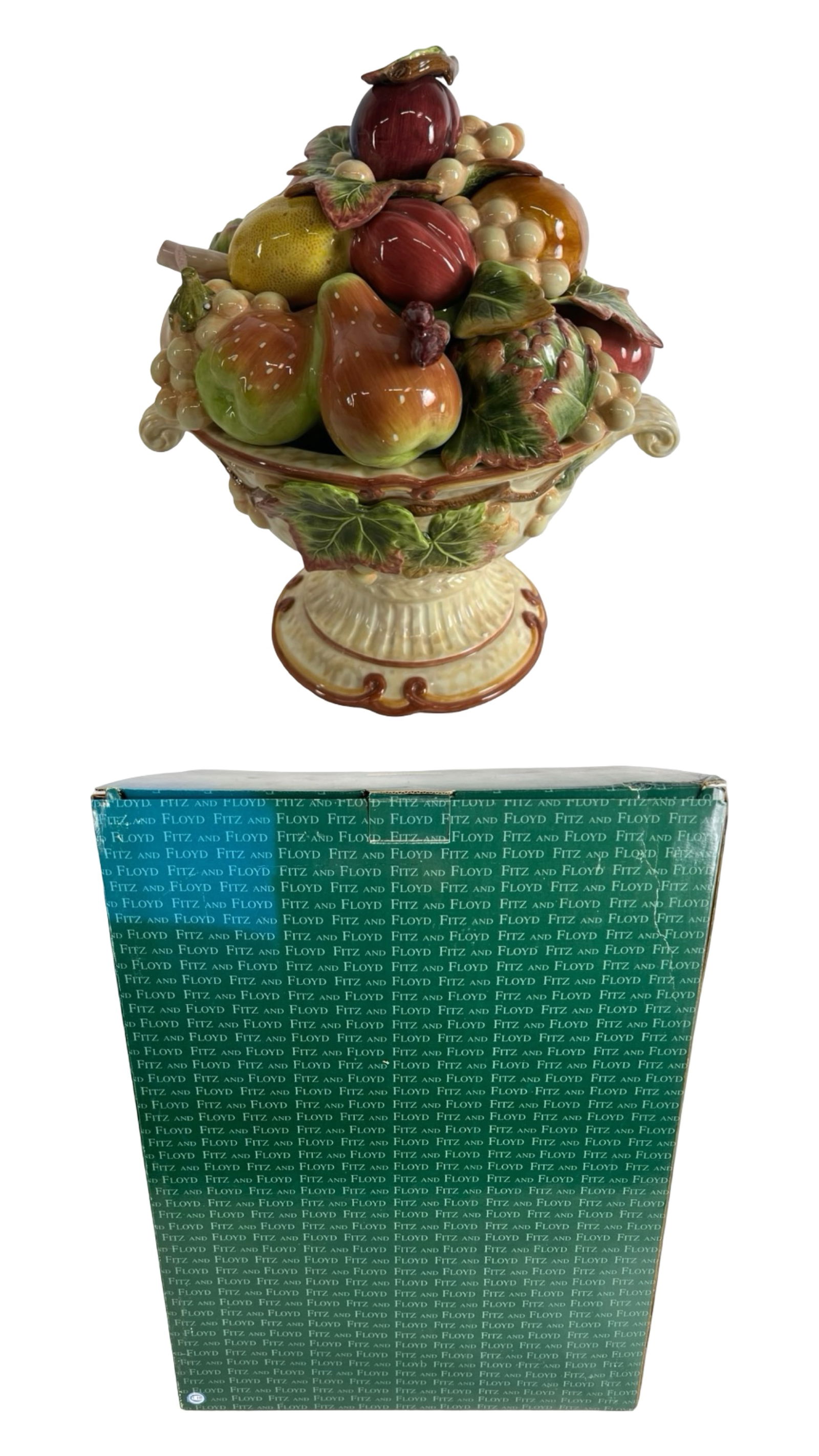 Fitz & Floyd "Venetian Romance" Tureen- Fruit Lid (1 of 7)