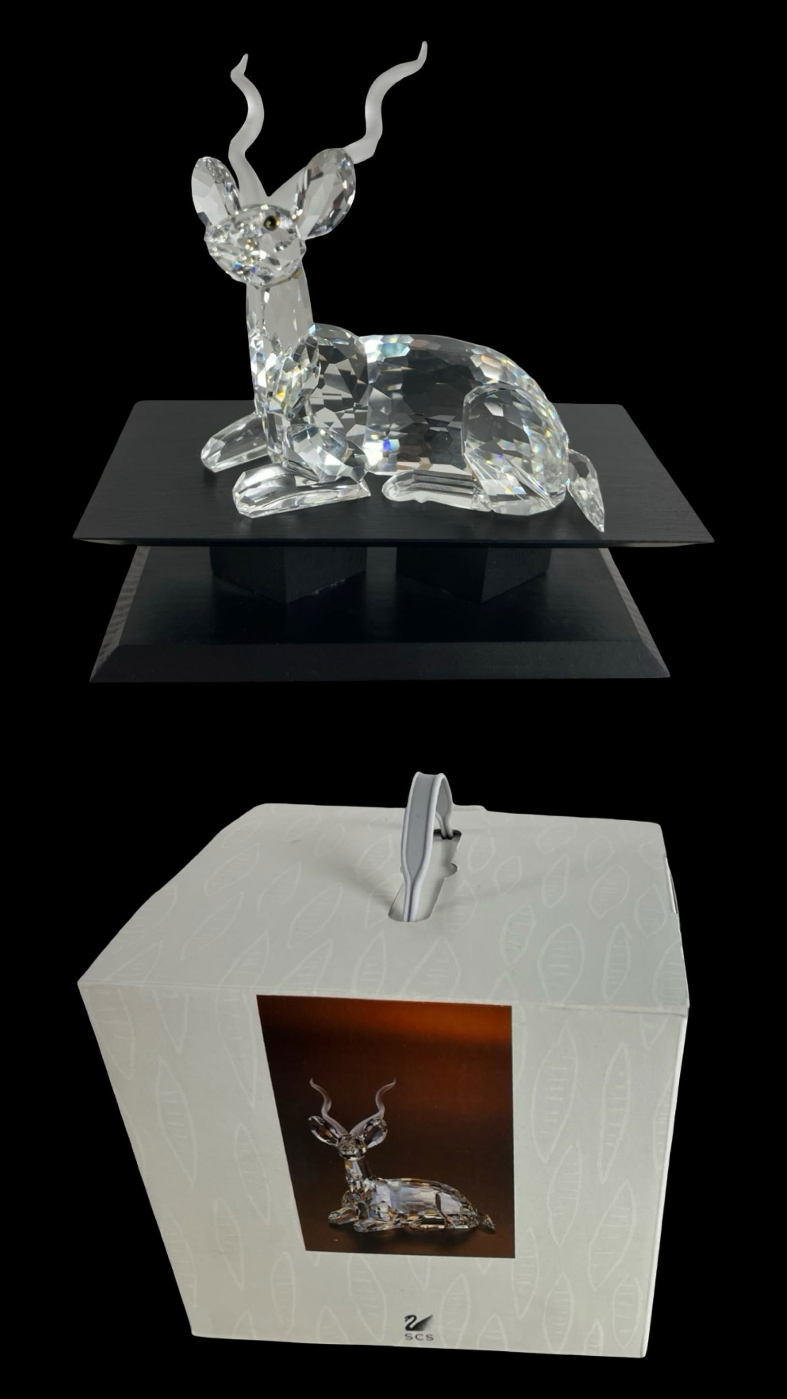 Swarovski Crystal African Inspiration Kudu Figurin (1 of 5)