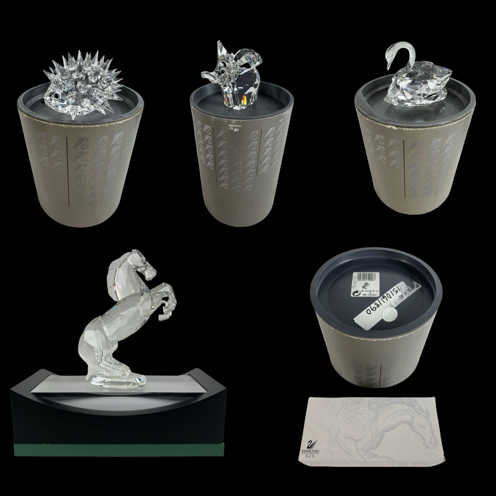 Collection of Swarovski Crystal Figurines (1 of 14)