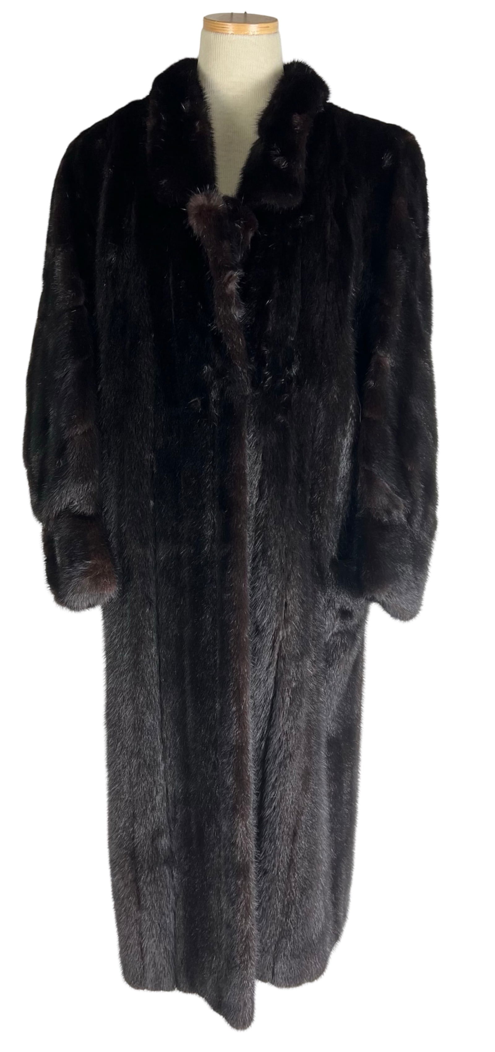 Genuine Saga Mink Full-Length Lady's Coat by Evans (1 of 5)