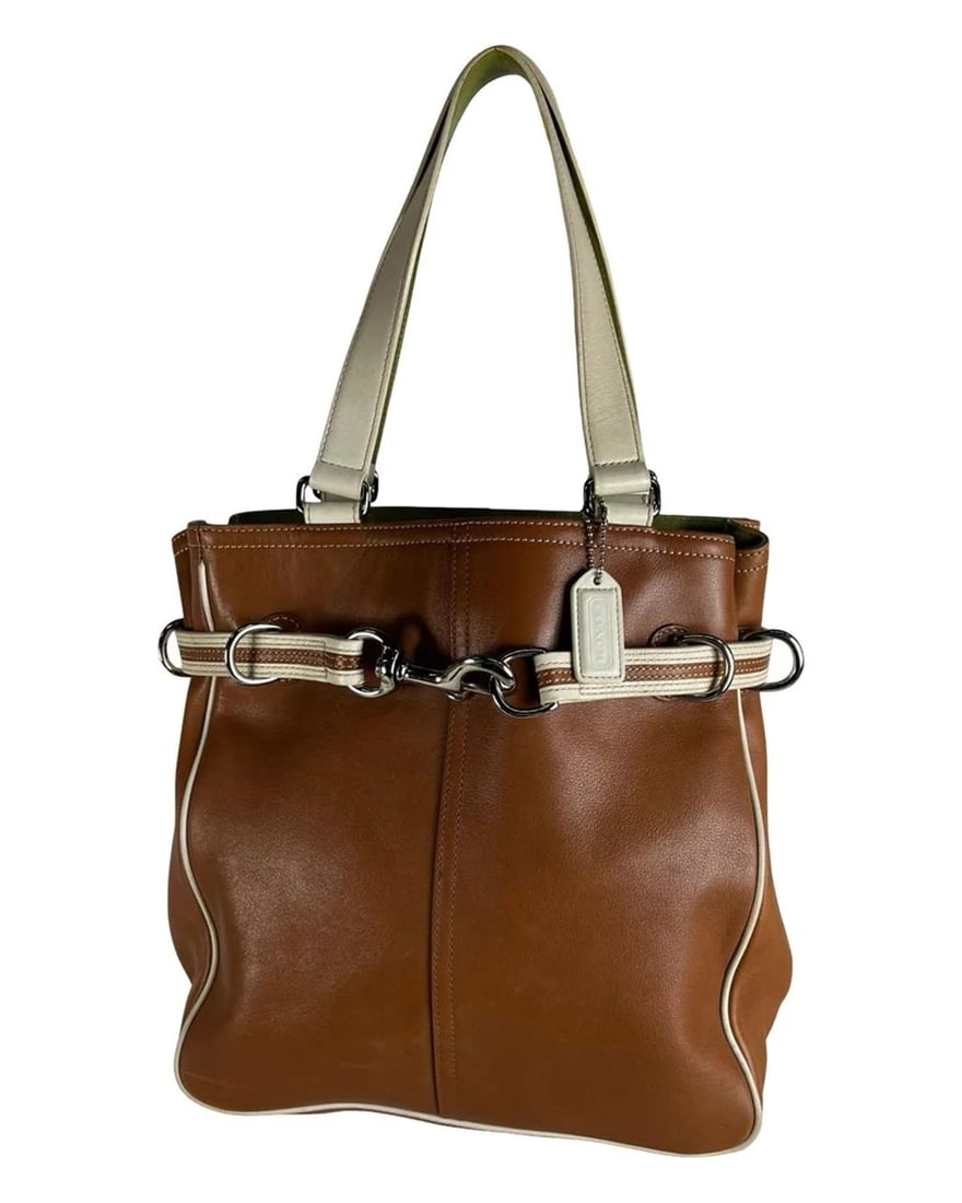 Coach Brown Leather Shoulder Bag (1 of 5)