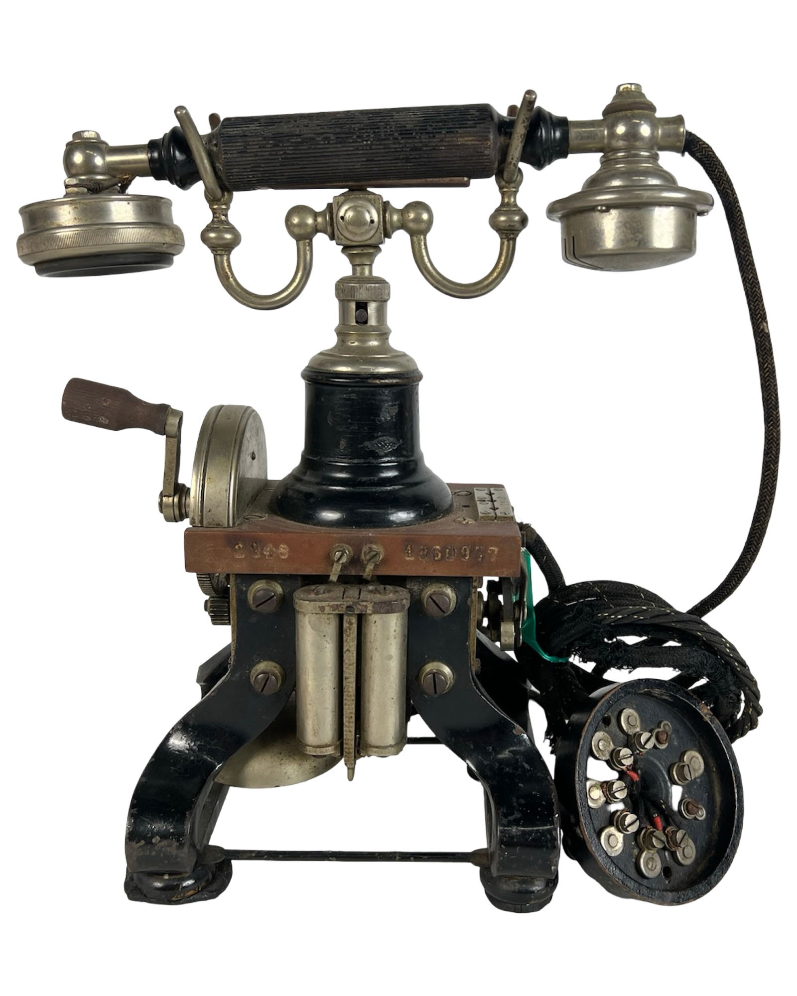 Antique L.M. Ericsson Iron Skeleton Telephone (1 of 9)