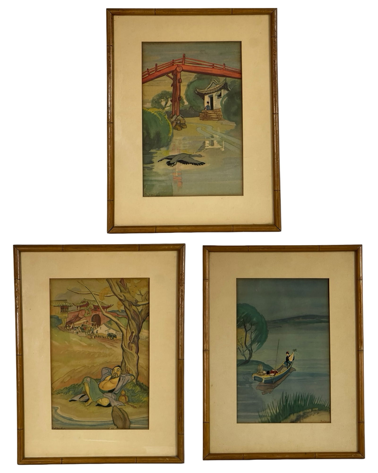 Cyrus Leroy Baldridge - Chinese-Themed Lithographs (1 of 11)