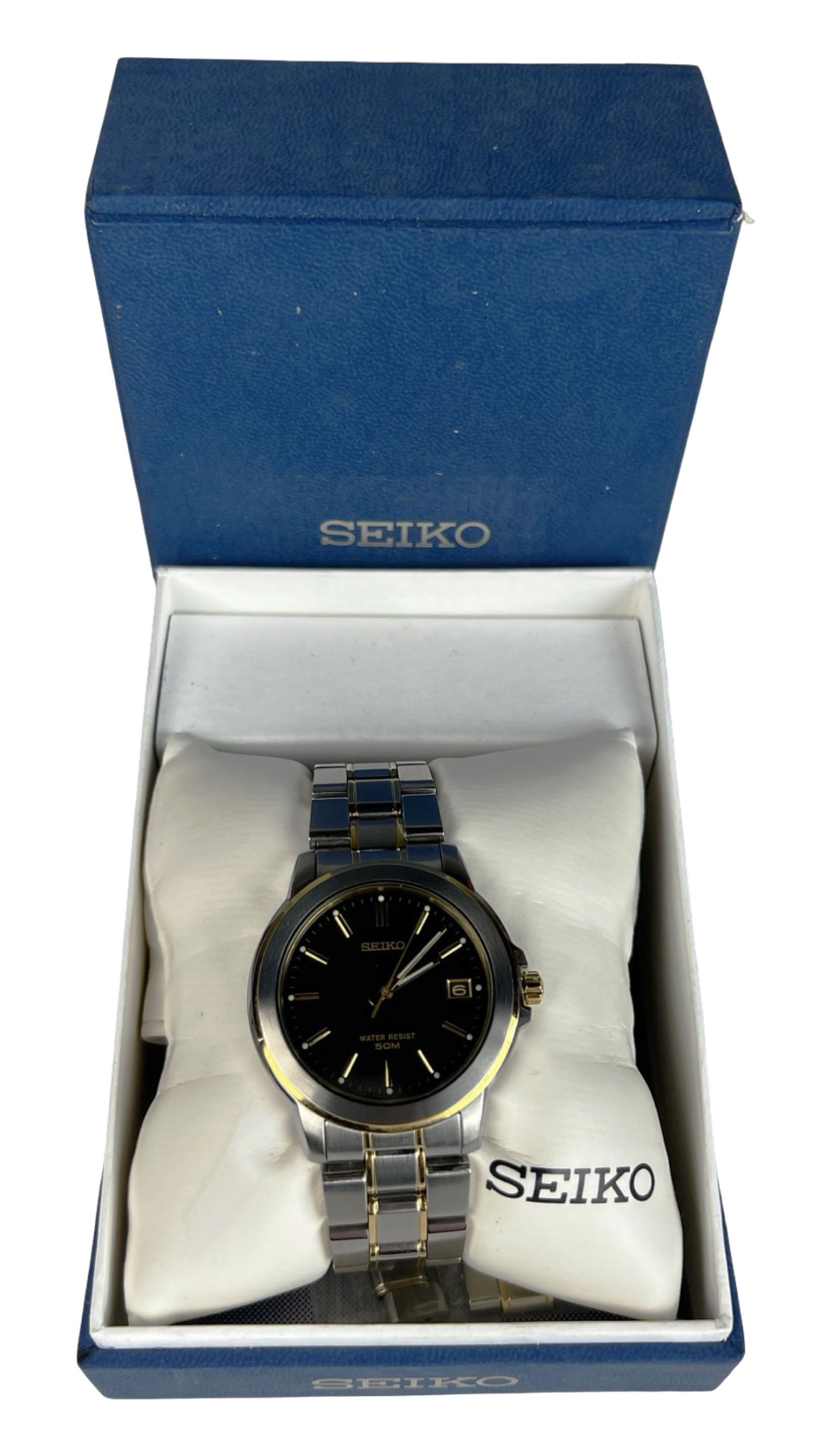 Seiko V742-8119 Mens Wrist Watch- Mint: Seiko V742-8119 Men's Wrist Watch. Mint/ near mint in original box. Untested w/o battery