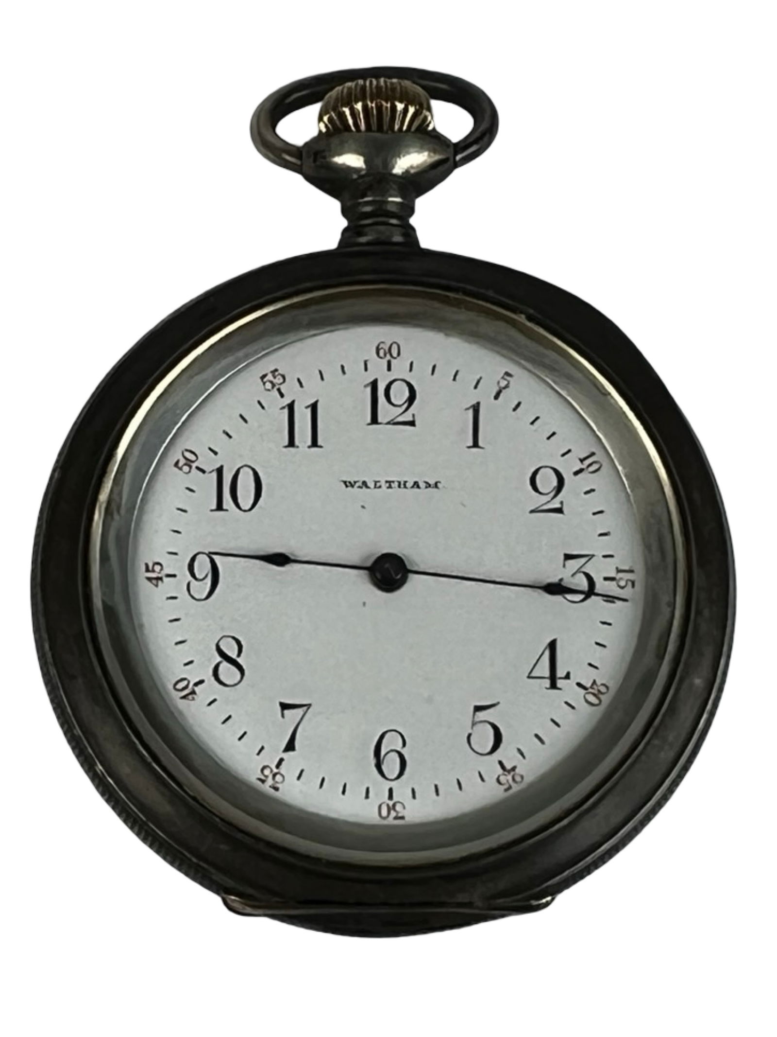 Antique Waltham Sterling Silver Pocket Watch (1 of 6)