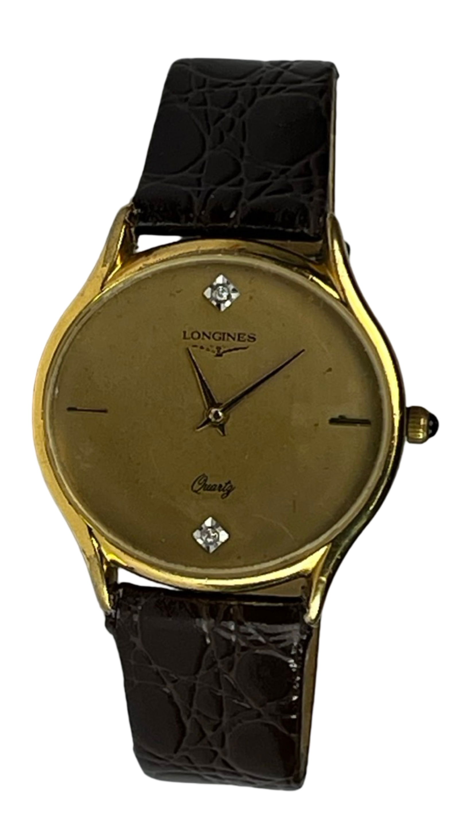 Longines Vintage Men's Wrist Watch: Longines Vintage Men's Wrist Watch. Good overall condition, minor age related wear. Untested w/o Battery