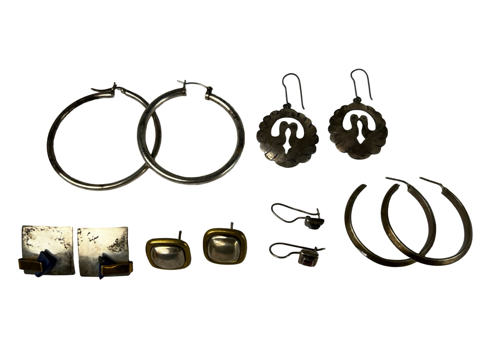 Lot of Assorted Sterling Silver Earrings (1 of 4)