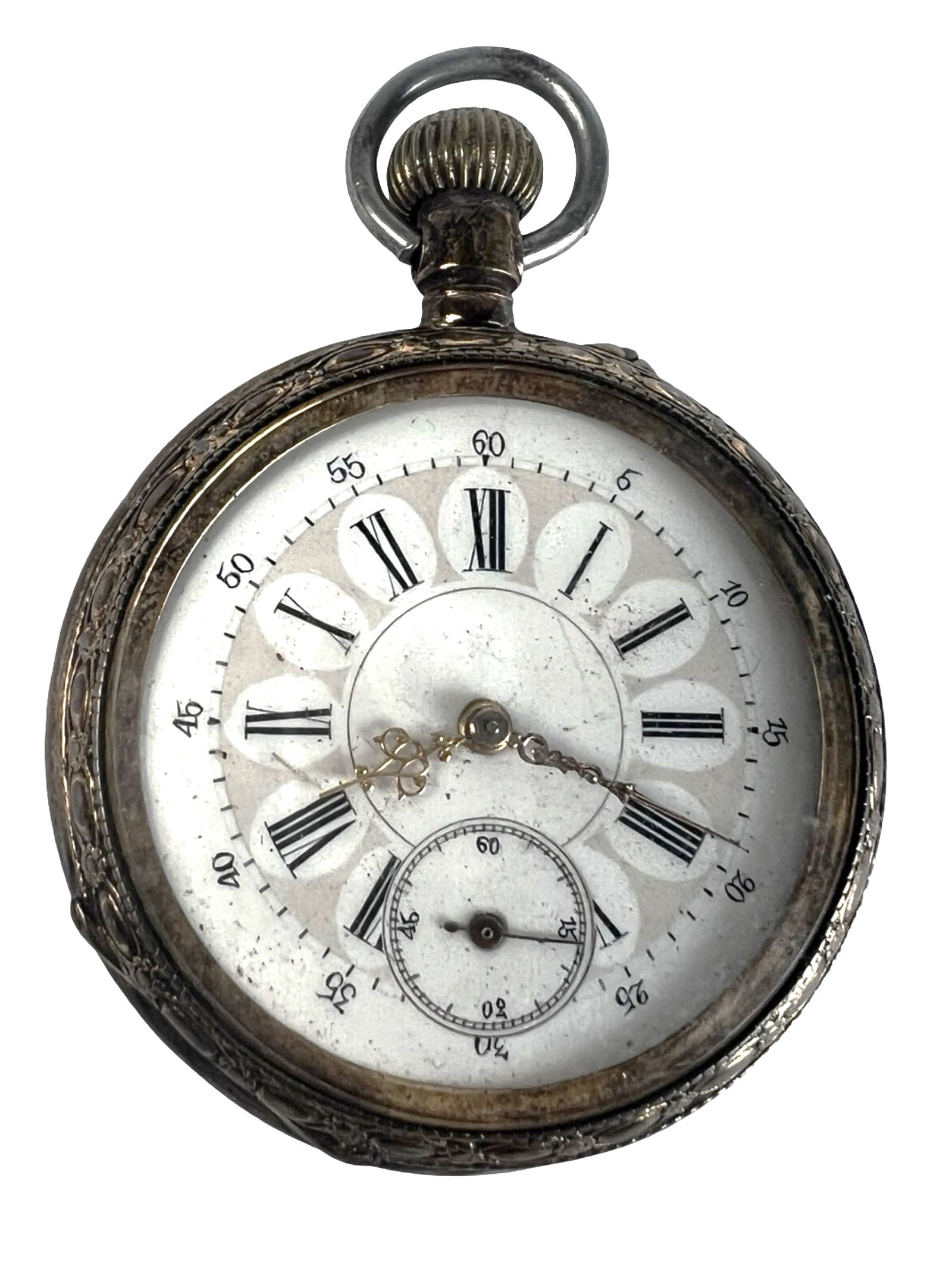 Antique Remontoir .800 Silver Pocket Watch (1 of 8)
