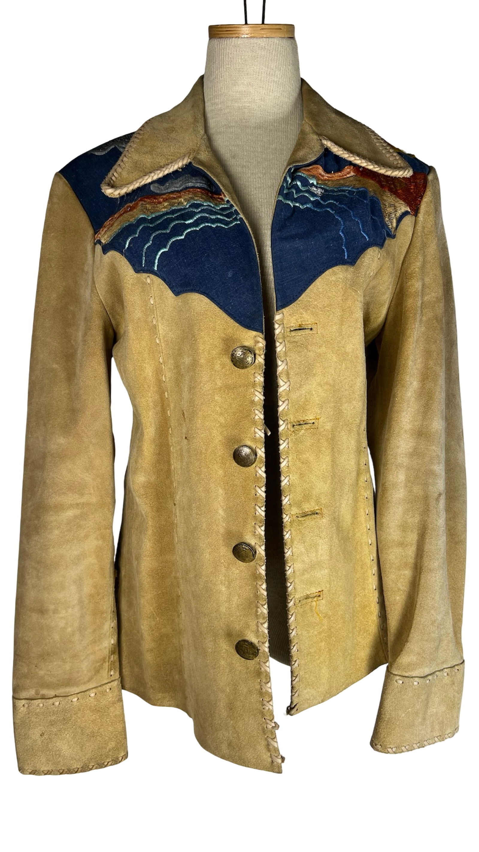 Vintage Tanya by M&H Suede Leather Western Jacket (1 of 4)