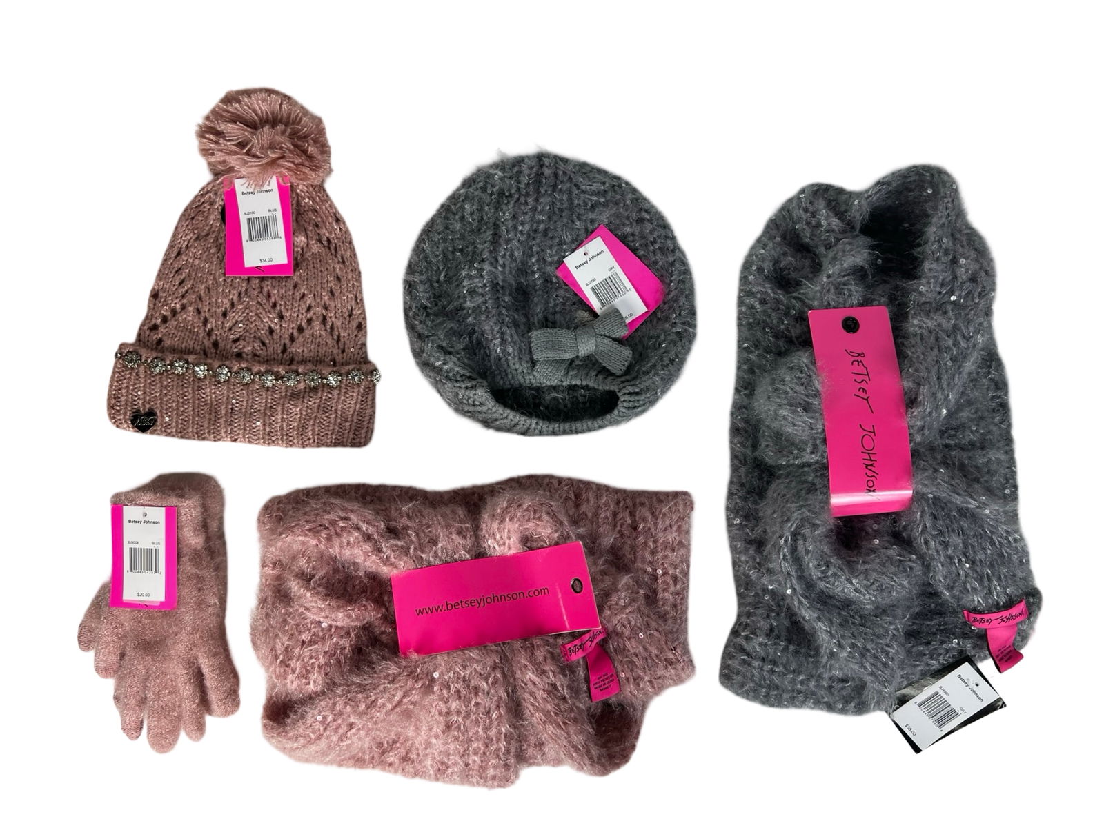 Betsey Johnson Winter Accessories - Gloves & Hats (1 of 6)
