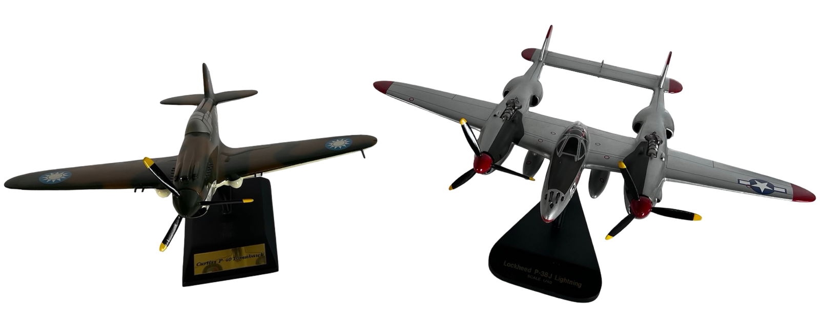 WWII Fighter Aircraft Die-Cast Models Danbury Mint (1 of 9)