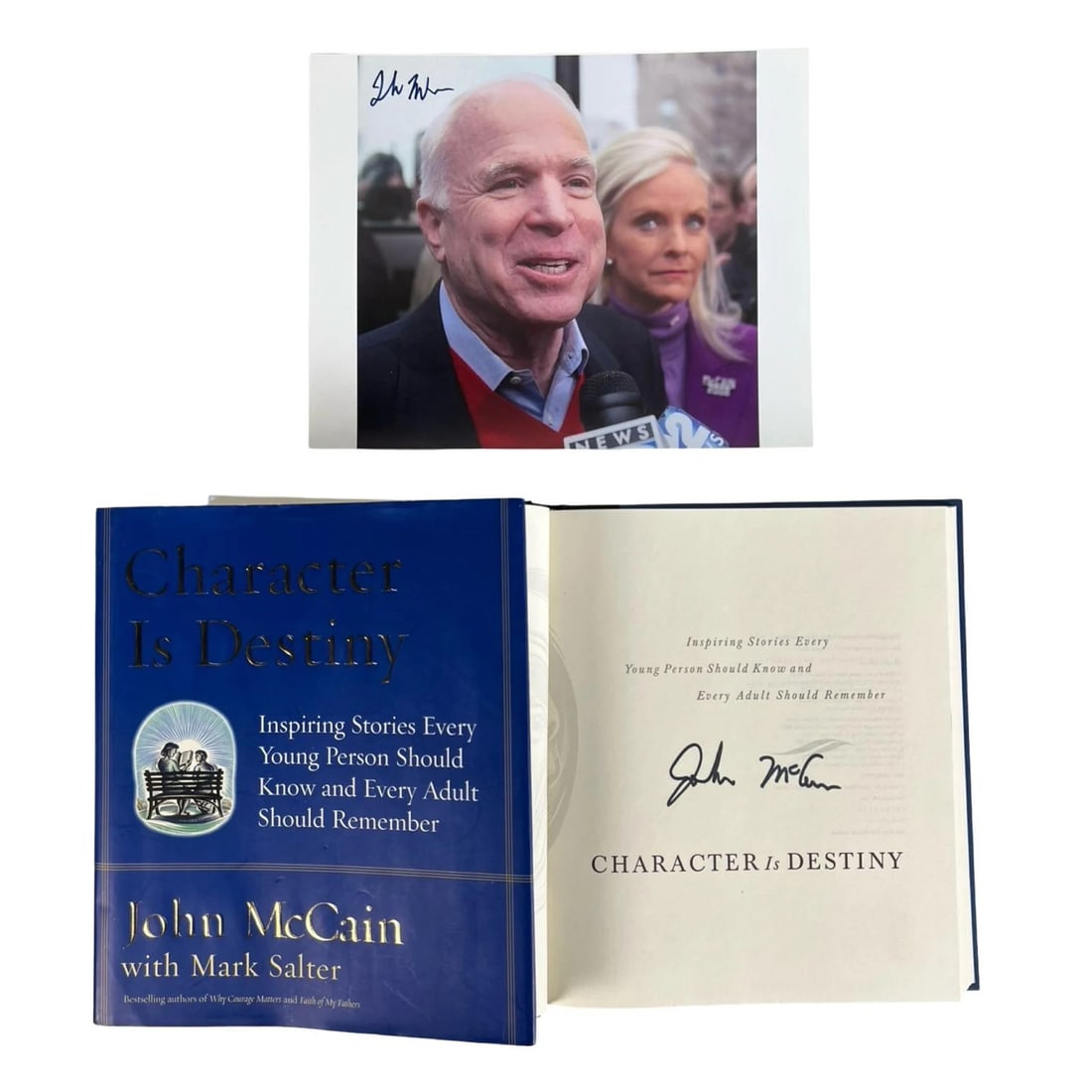 John McCain Signed Book & Photograph (1 of 4)