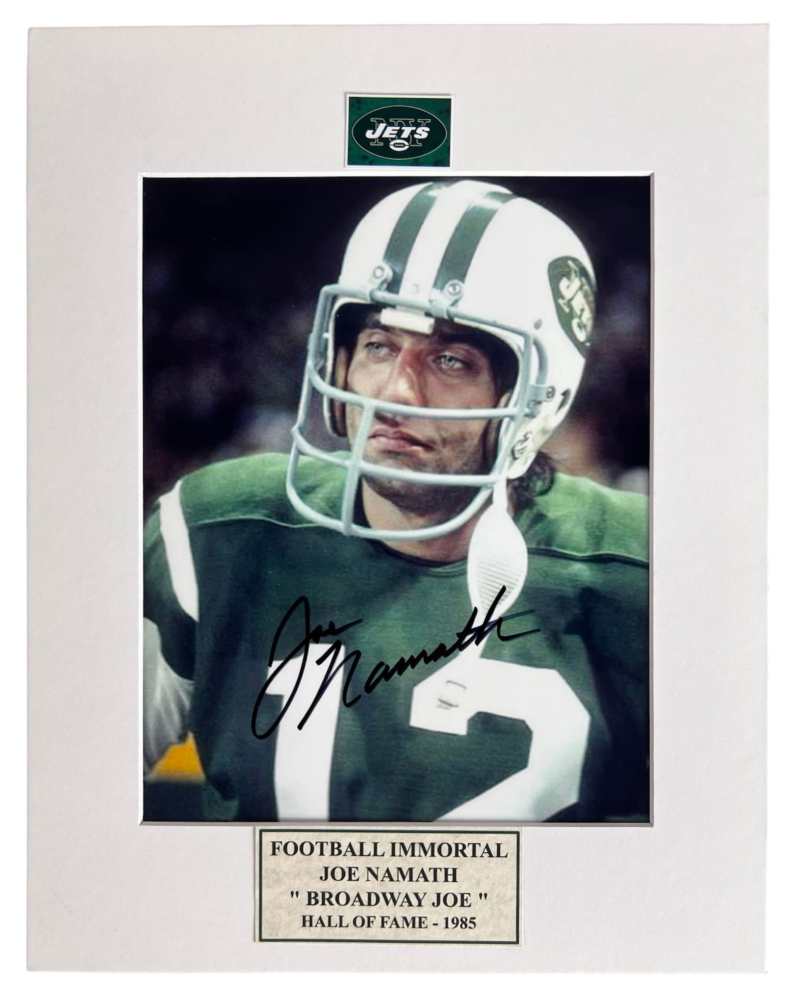 Joe Namath Autographed "Broadway Joe" Photograph (1 of 2)