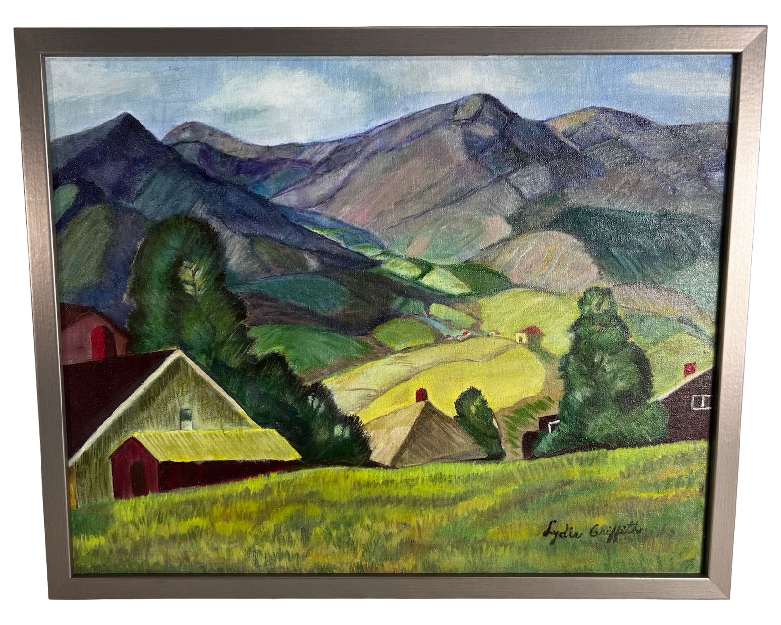 Lydia Griffith - Mountain Landscape Oil Painting (1 of 3)