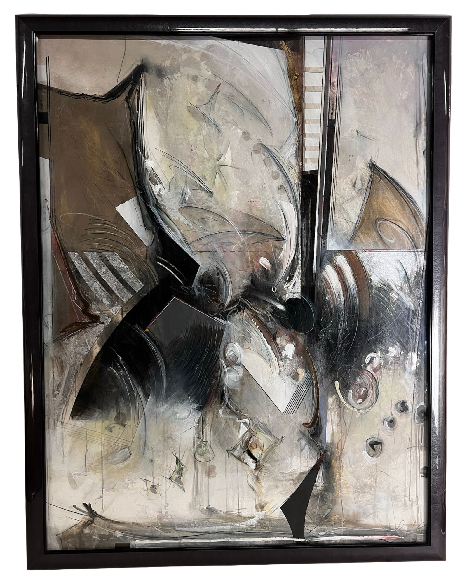 Daniel Kime - Cosmic Green Abstract Lithograph (1 of 3)