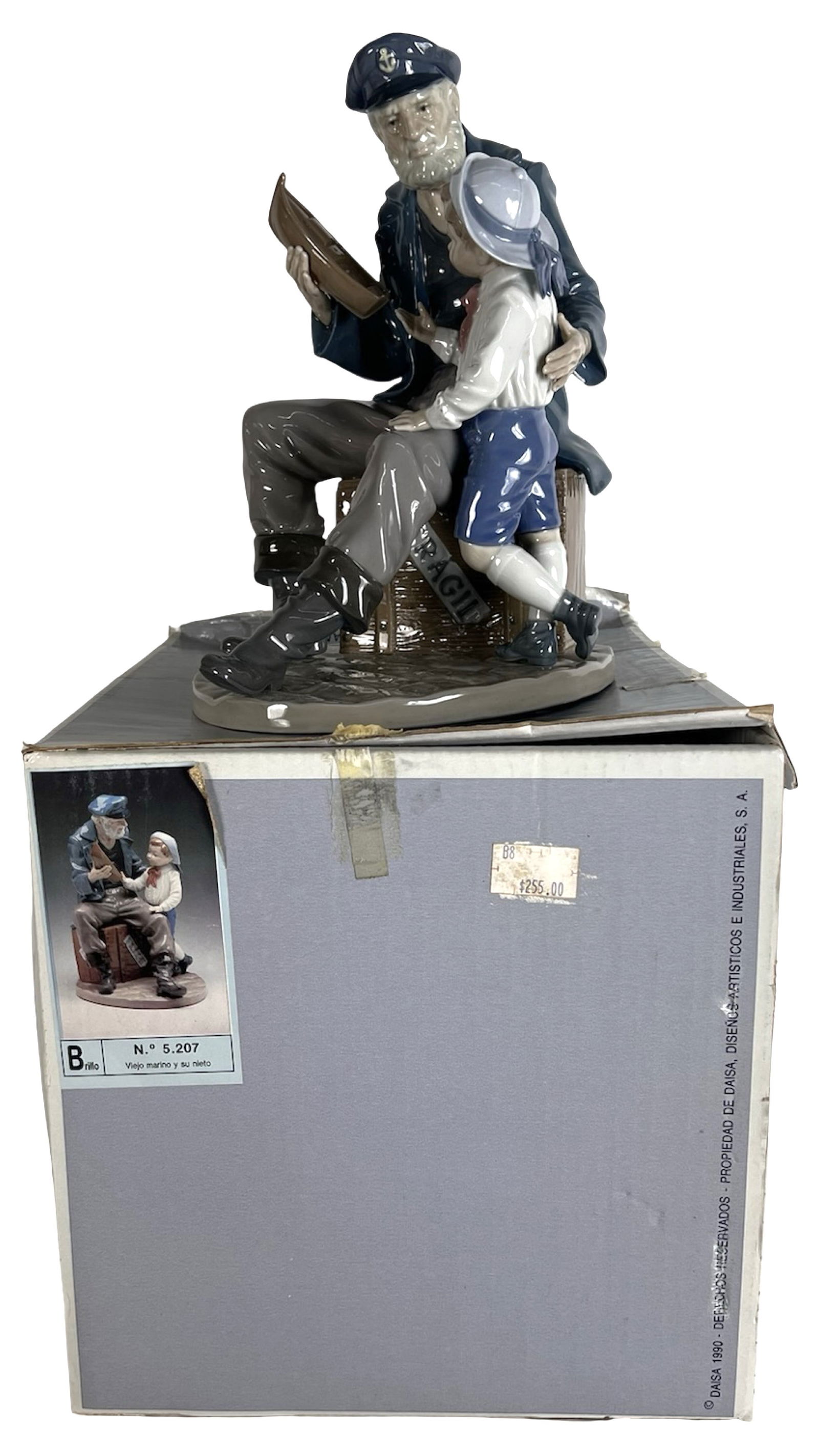 : Lladro Porcelain Figurine "A Tall Yarn" 5207 (1 of 6)