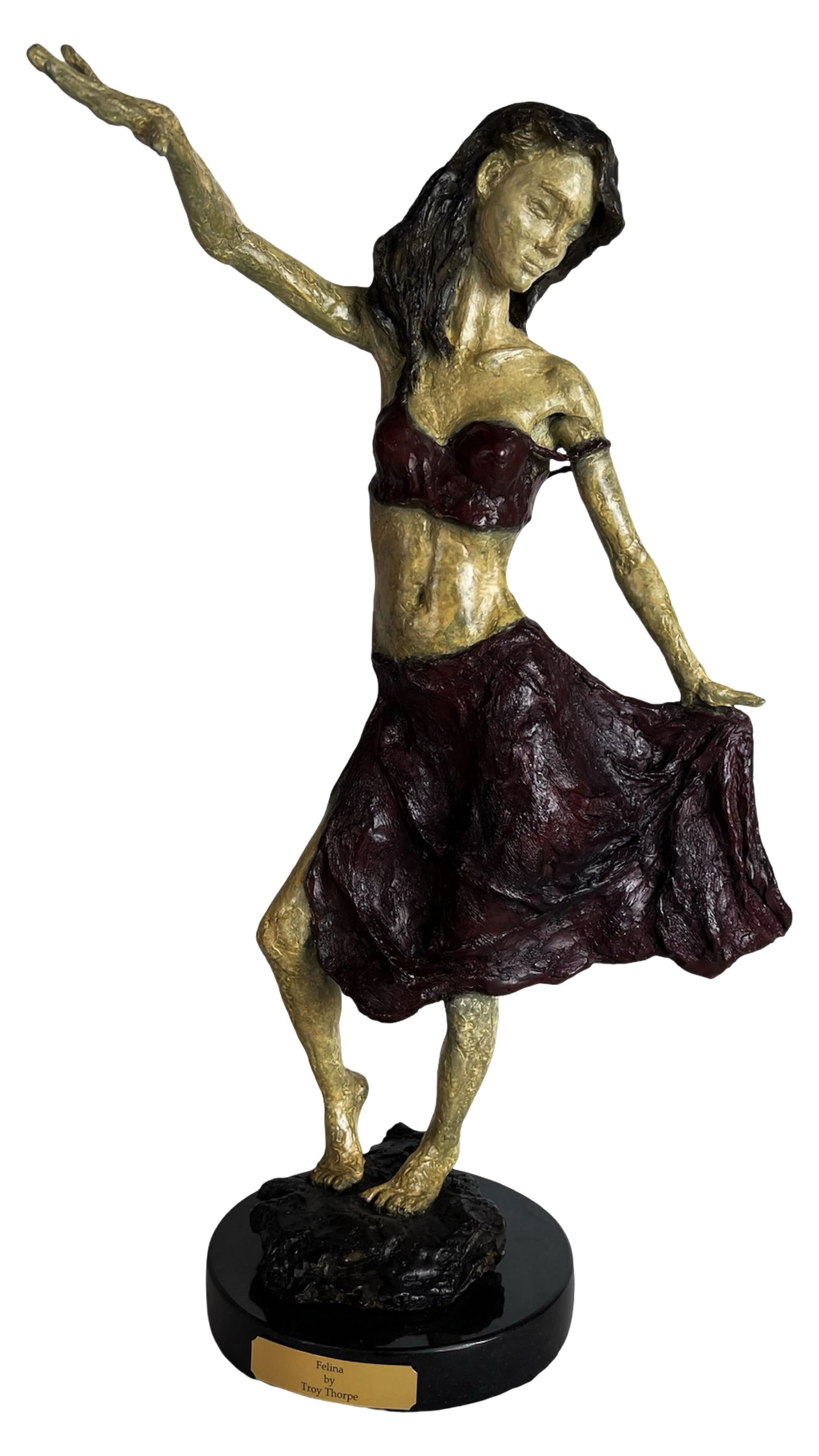 Troy Thorpe Flamenco Dancer Bronze Sculpture (1 of 5)
