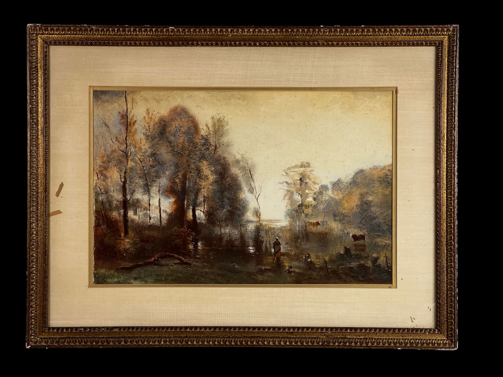 Jean-Baptiste-Camille Corot Antique Pastoral Scene (1 of 3)