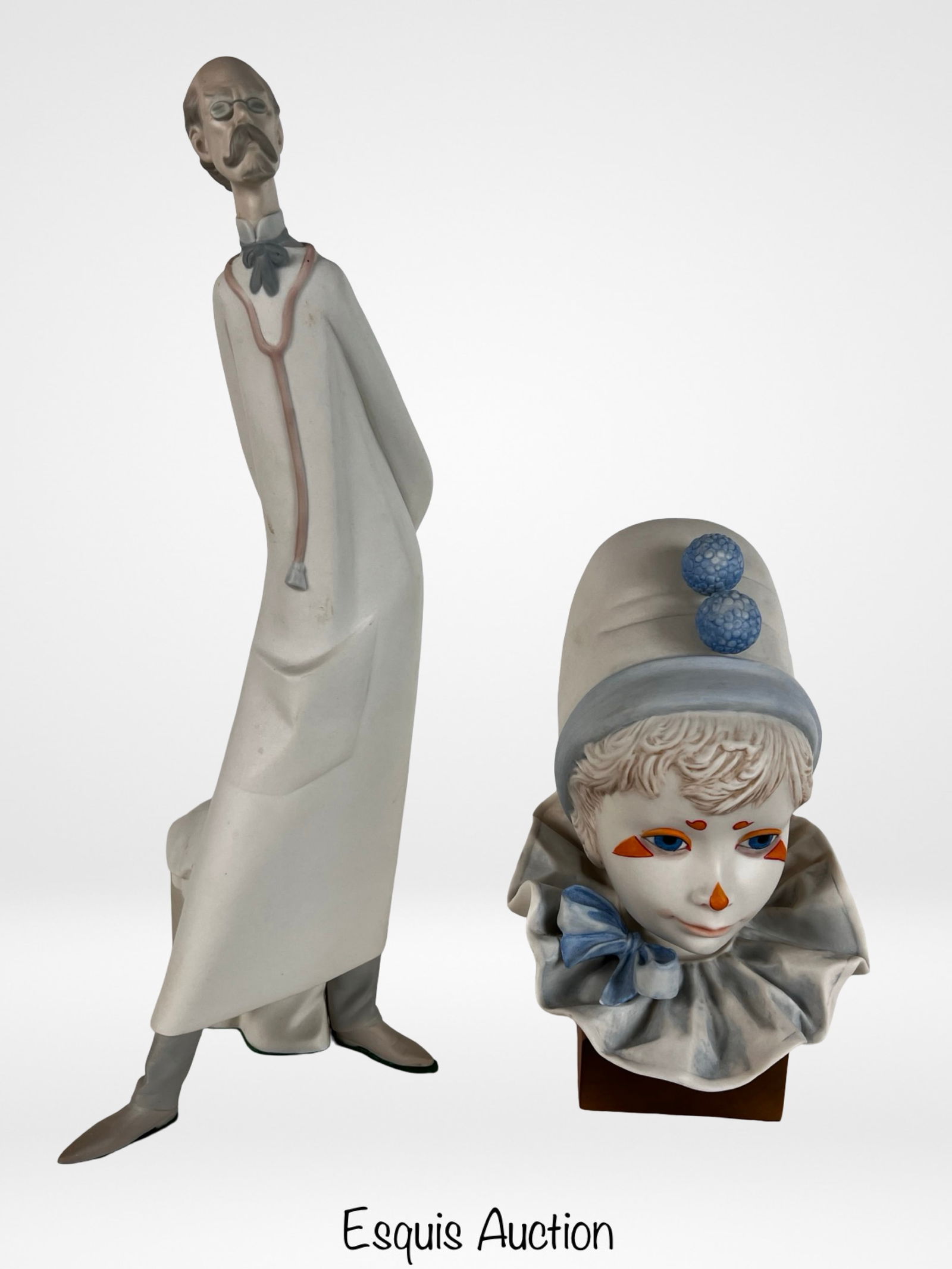 Lladro Doctor Figurine & Cybis Clown Boy Bust (1 of 7)