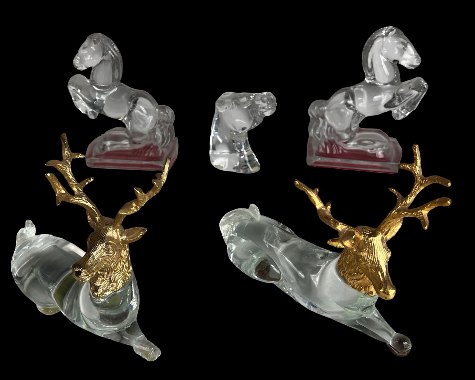 Group of Crystal & Glass Animal Sculptures (1 of 7)