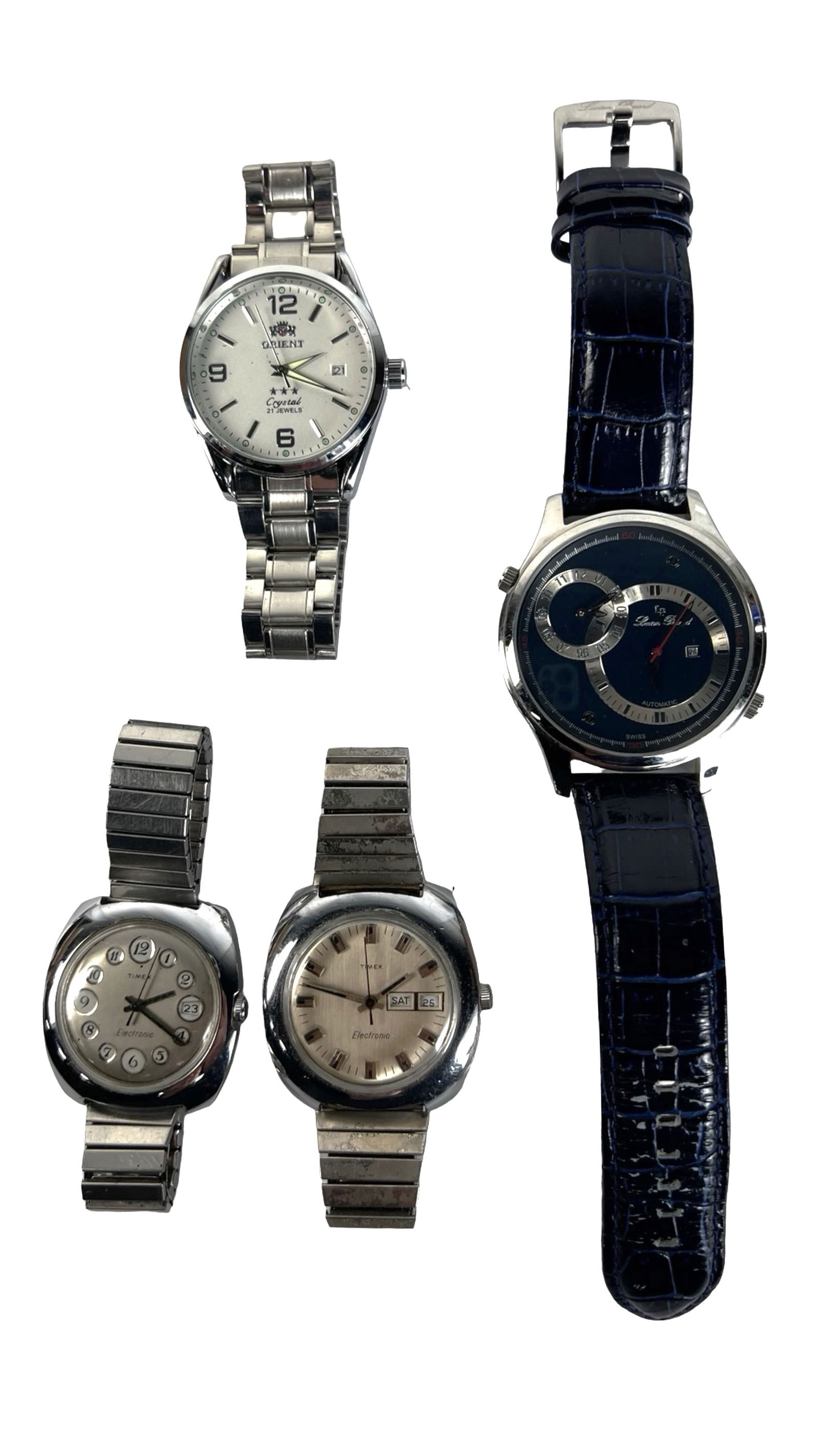 Lucien Piccard, Orient Wrist Watch and Two Timex W (1 of 5)