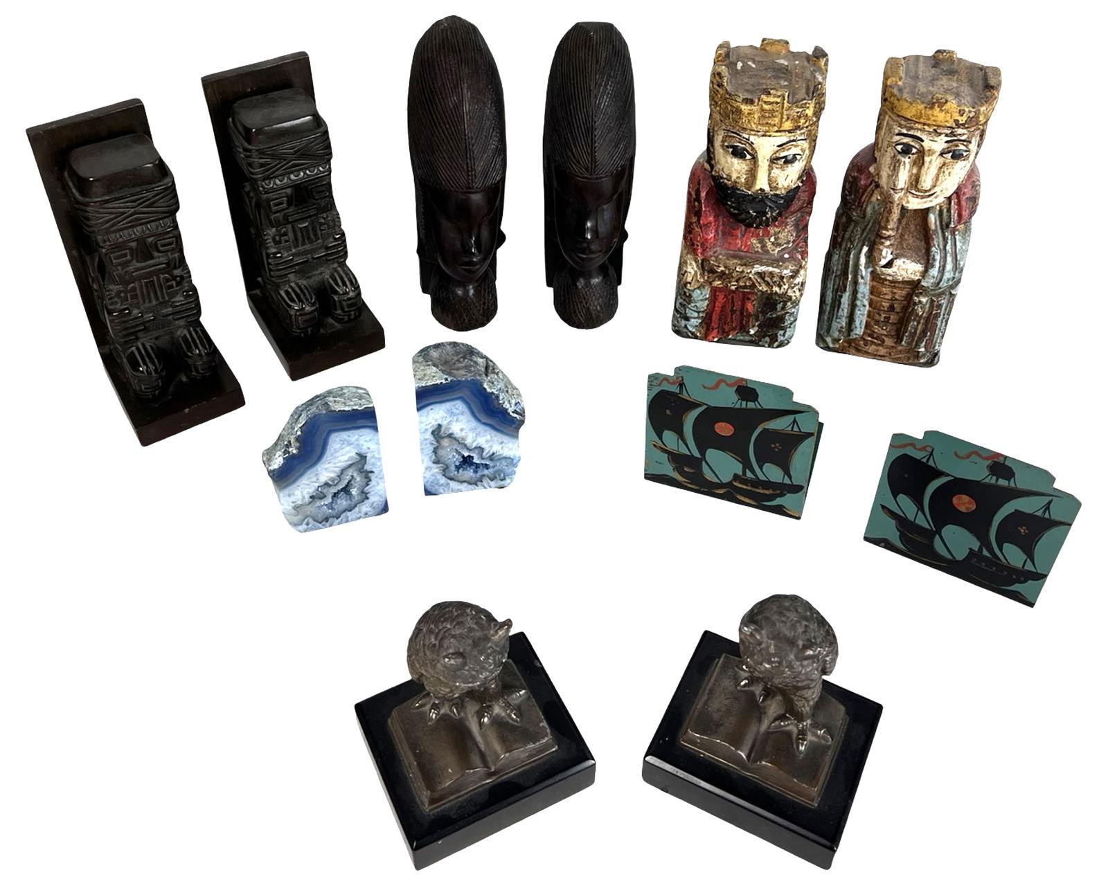 Vintage Figural & Decorative Bookends (1 of 4)