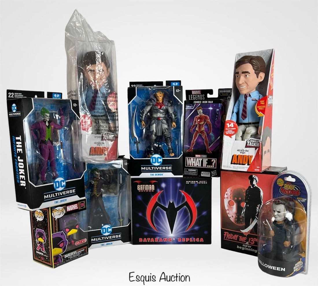 Lot of DC, Marvel & Horror Action Figures (1 of 5)