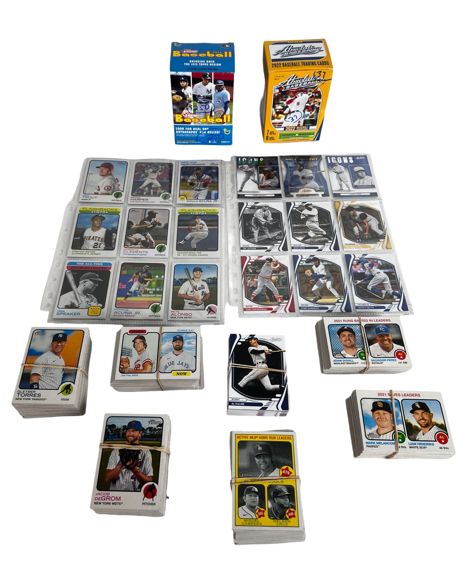 2022 Topps Heritage & Absolute Baseball Cards (1 of 6)