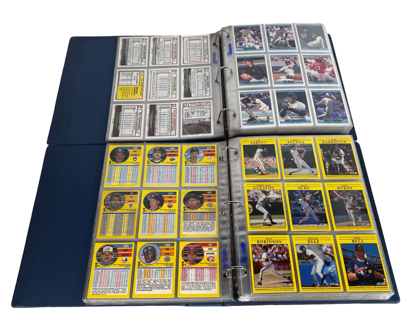 Two Binders of Vintage Baseball Trading Cards (1 of 5)