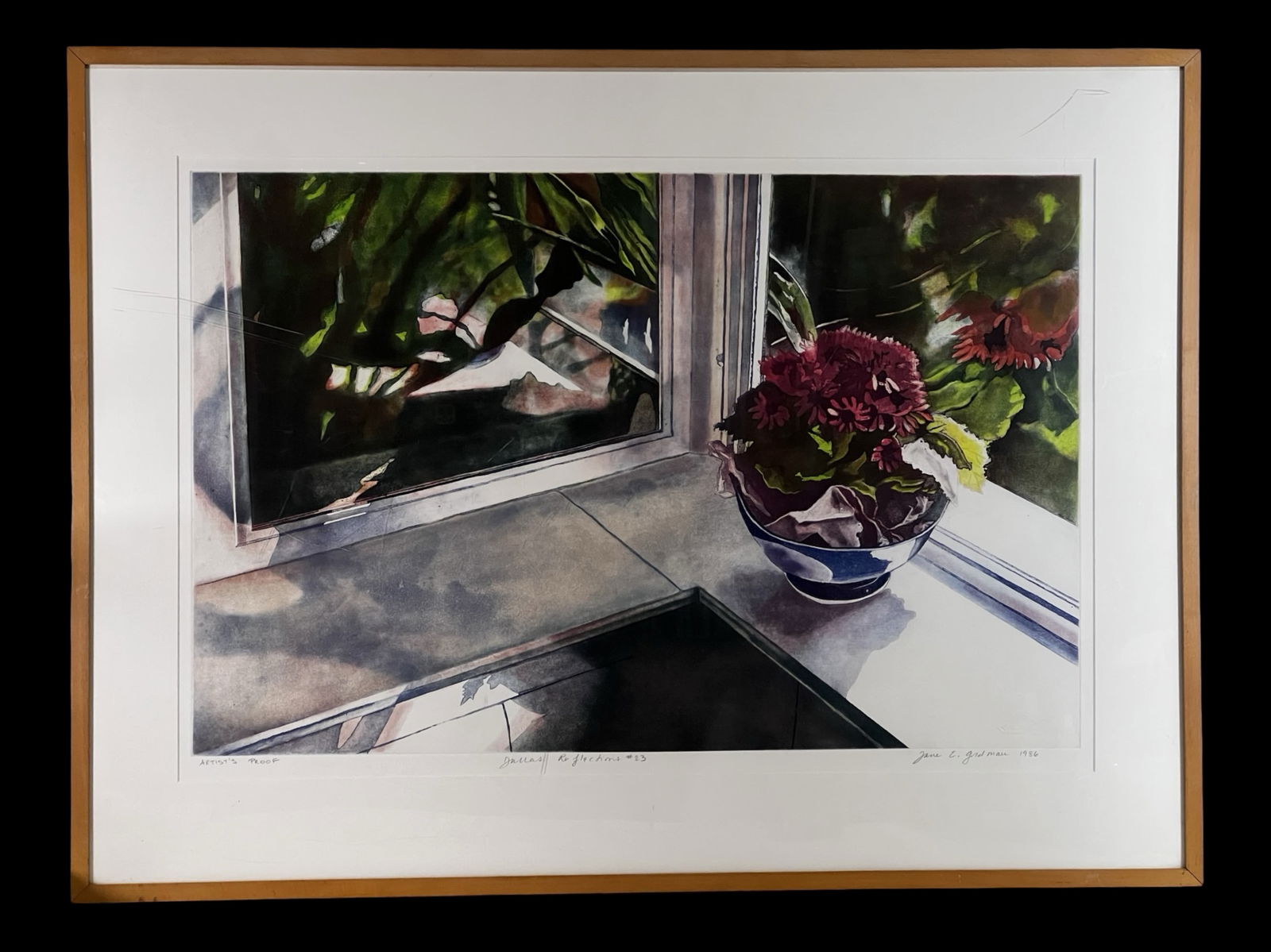 Jane E. Goldman Artist Proof "Dallas Reflections" (1 of 5)