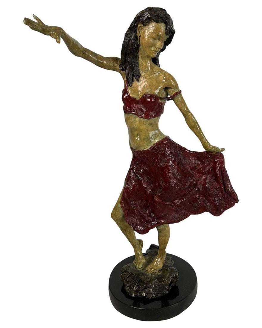 Troy Thorpe Flamenco Dancer Bronze Sculpture (1 of 6)