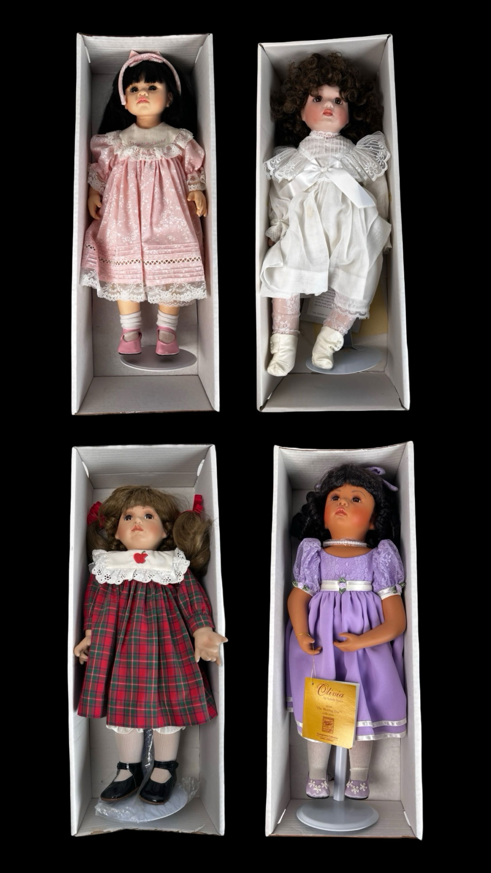 Group of Vintage Porcelain Dolls (1 of 5)