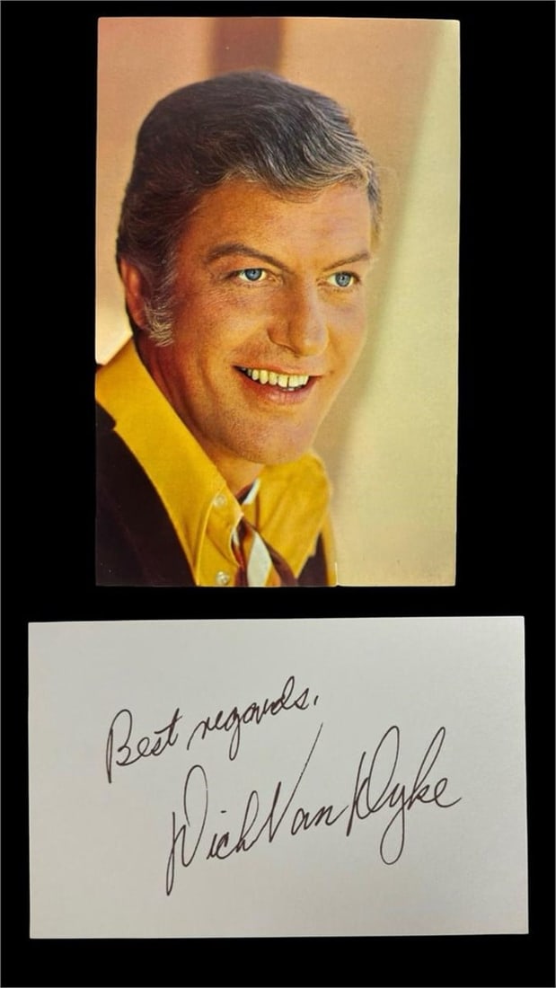 Dick Van Dyke Signed Autographed Photo Card (1 of 4)