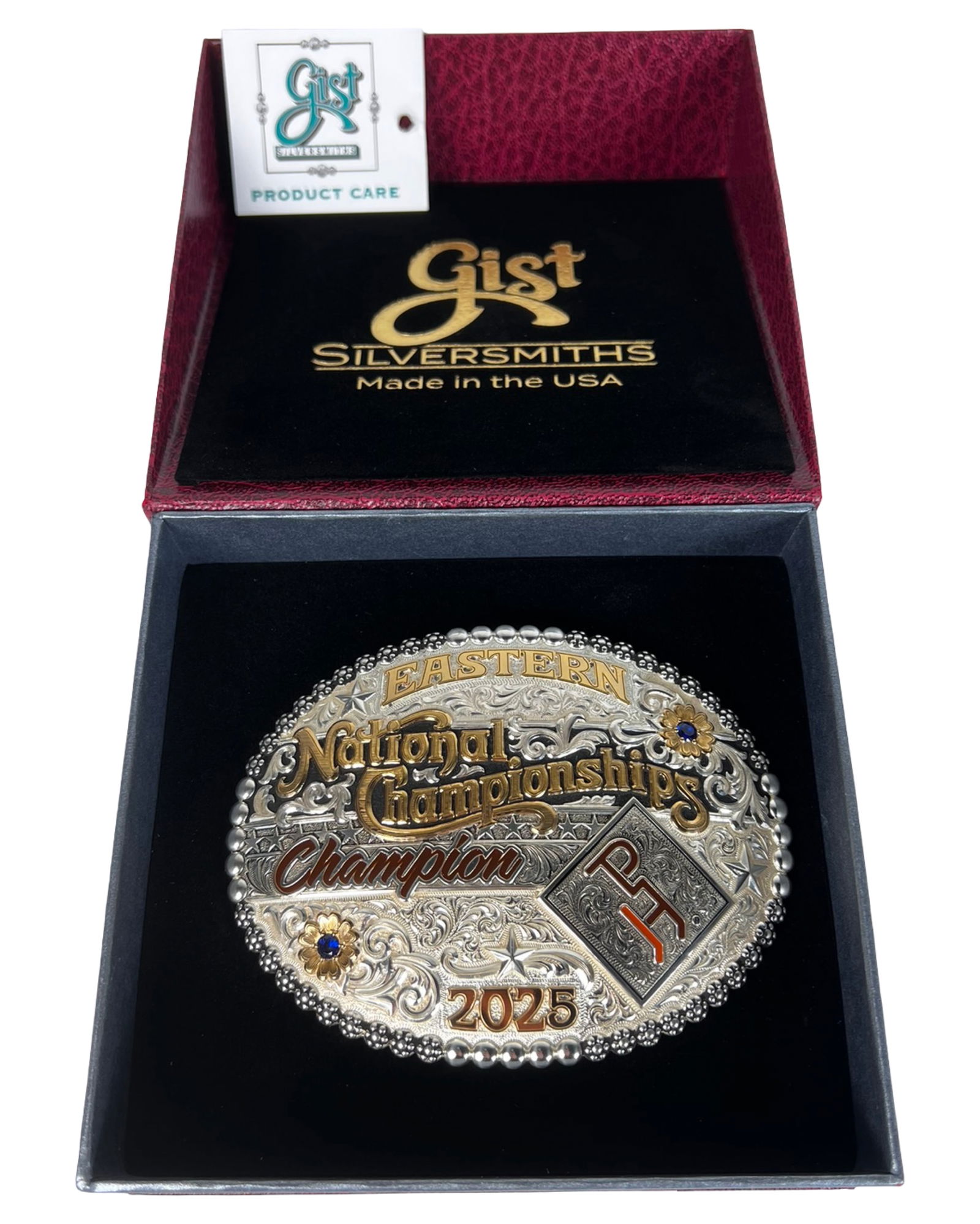 Gist Silversmiths National Champion Belt Buckle (1 of 5)