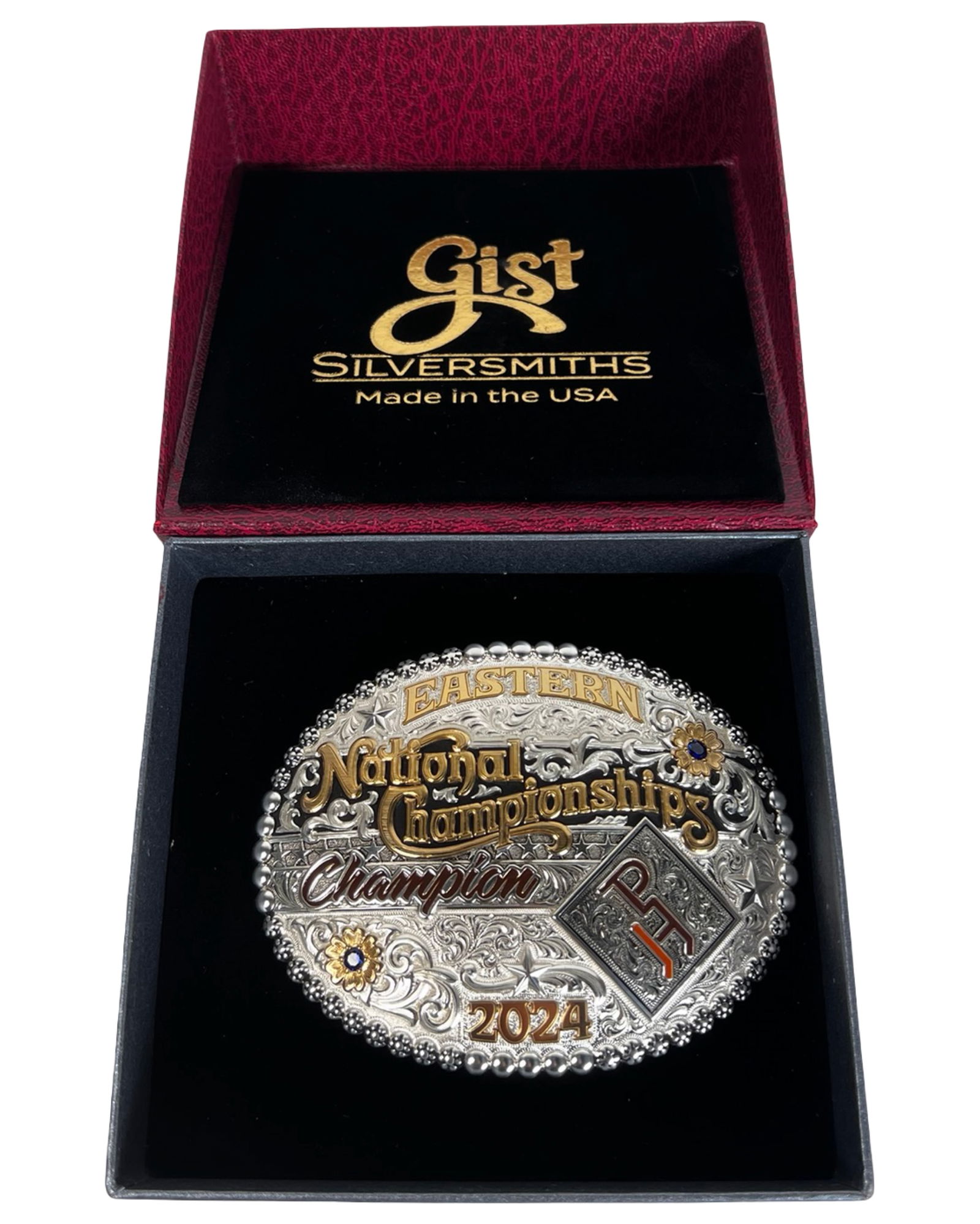 Gist Silversmiths National Champion Belt Buckle (1 of 5)