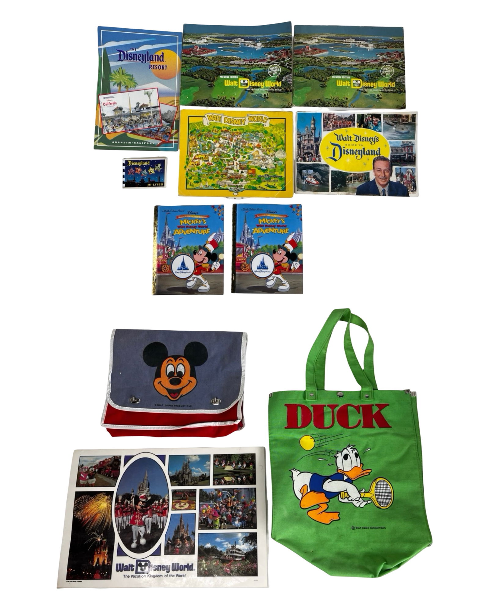 Vintage Disneyland & Disney World Ephemera (1 of 4)