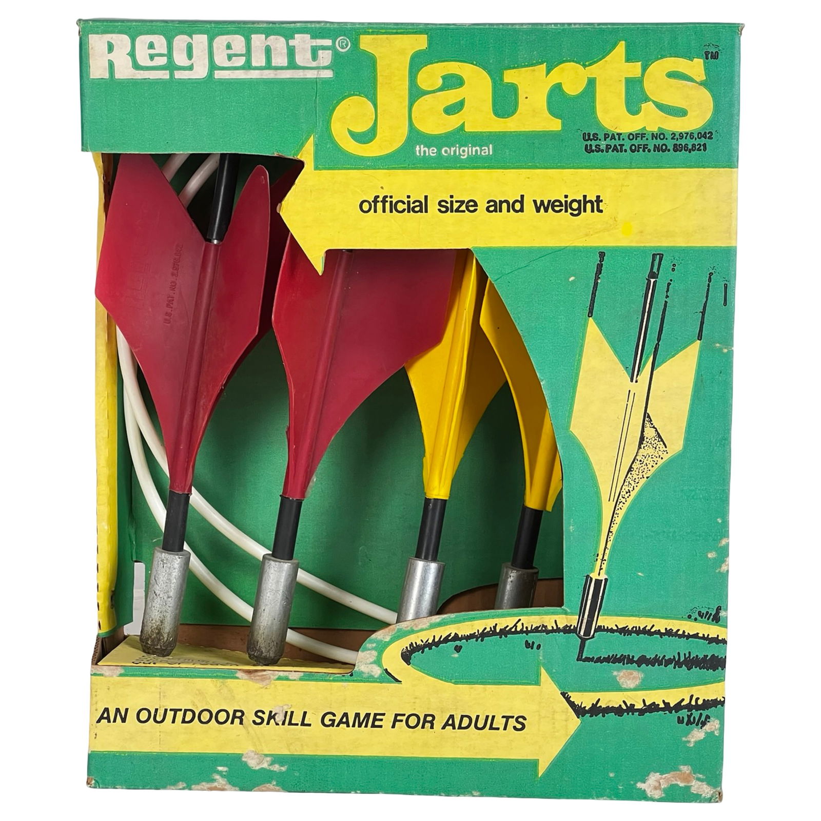Vintage Regent Original Jarts Lawn Darts Game (1 of 4)
